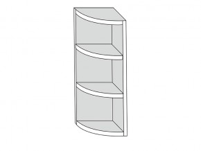 19.30.0р Полка угловая (h=913) радиусная  ЛДСП УНИ в Бакале - bakal.magazin-mebel74.ru | фото