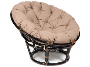 Кресло Papasan 23/01 W с подушкой Antique brown, экошерсть Коричневый в Бакале - bakal.magazin-mebel74.ru | фото