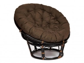 Кресло Papasan 23/01 W с подушкой Antique brown, ткань Коричневый в Бакале - bakal.magazin-mebel74.ru | фото