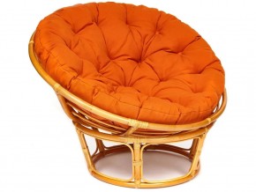 Кресло Papasan 23/01 W с подушкой Honey, ткань Оранжевый в Бакале - bakal.magazin-mebel74.ru | фото