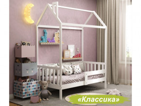 Кровать Домик Аист-1 Классика белый 1600х800 в Бакале - bakal.magazin-mebel74.ru | фото