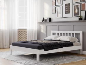 Кровать из массива Слип 1400 Белый фактурный в Бакале - bakal.magazin-mebel74.ru | фото