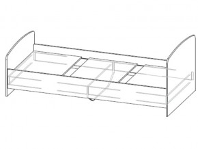 Кровать одинарная в Бакале - bakal.magazin-mebel74.ru | фото