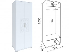 М01 Шкаф двухдверный в Бакале - bakal.magazin-mebel74.ru | фото