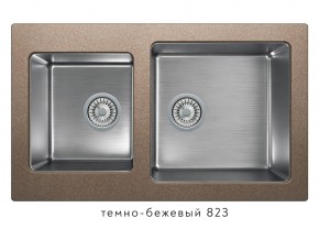 Мойка комбинированная Tolero twist TTS-840 Темно-бежевый 823 в Бакале - bakal.magazin-mebel74.ru | фото