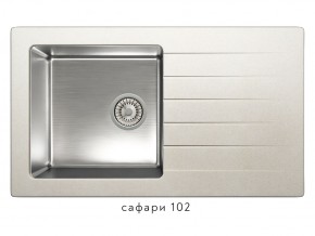 Мойка комбинированная Tolero twist TTS-860 Сафари 102 в Бакале - bakal.magazin-mebel74.ru | фото