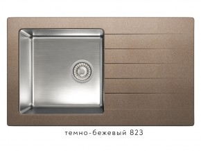 Мойка комбинированная Tolero twist TTS-860 Темно-бежевый 82 в Бакале - bakal.magazin-mebel74.ru | фото