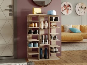 Обувница Лофт №6 Сонома в Бакале - bakal.magazin-mebel74.ru | фото