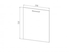 П 60 Комплект для посудомоечной машины 600 мм (цоколь + фасад) ЛДСП в Бакале - bakal.magazin-mebel74.ru | фото