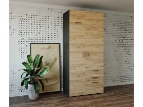 Шкаф распашной 1050А Дуб крафт в Бакале - bakal.magazin-mebel74.ru | фото