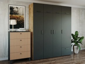 Шкаф распашной 1950К Антрацит в Бакале - bakal.magazin-mebel74.ru | фото