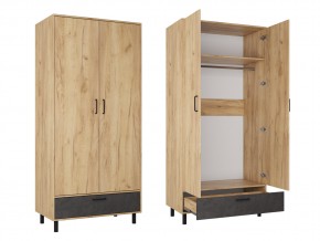 Шкаф распашной ШР2/1 с ящиком в Бакале - bakal.magazin-mebel74.ru | фото