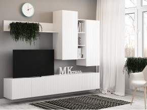 Стенка НМ-001 Сканди МДФ фасад белый в Бакале - bakal.magazin-mebel74.ru | фото