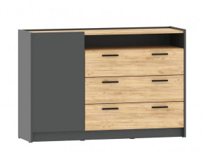 Тумба Оттавия НМ 011.59 Антрацит в Бакале - bakal.magazin-mebel74.ru | фото