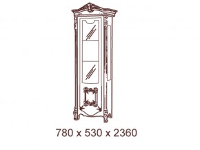 Витрина 1- дверная (правая/левая) 07.321 в Бакале - bakal.magazin-mebel74.ru | фото
